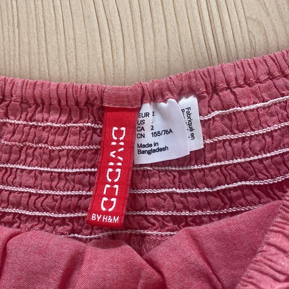 H&M ruffle top 100% cotton - Picture 4 of 5